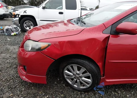 2010 Toyota Corolla S из США, поврежденный, VIN 1NXBU4EE8AZ255817